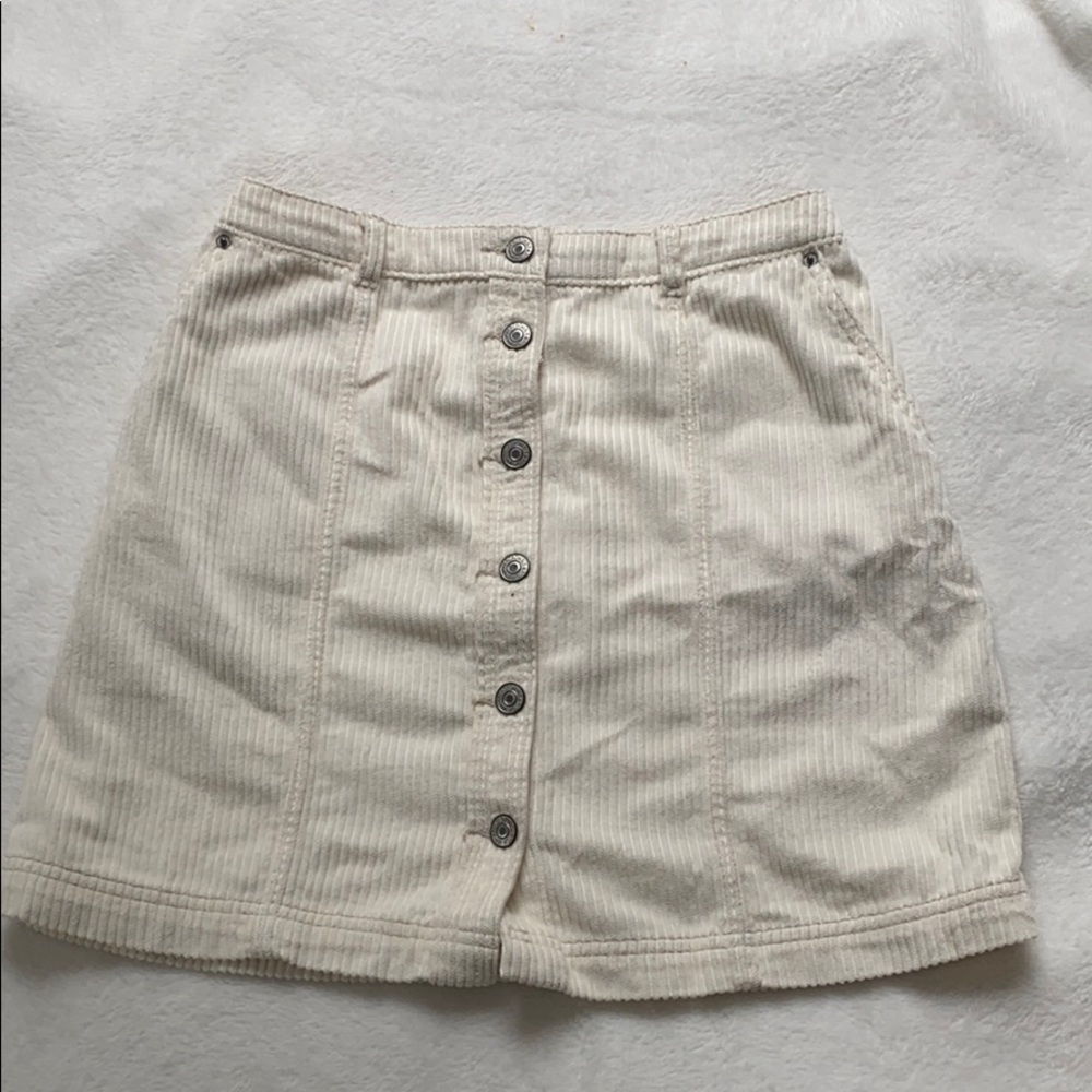 Abercrombie and Fitch White Skirt